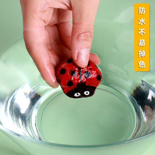 Acrylic paint small pack 12ML non-fading formaldehyde-free 12/18/24/36 colors for kindergarten wall painting