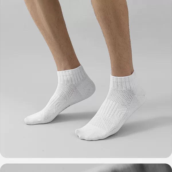 Socks for Men and Women, Pure Cotton Socks, Trendy Short Socks, Sweat-Absorbent and Deodorant Cotton Sports Socks
