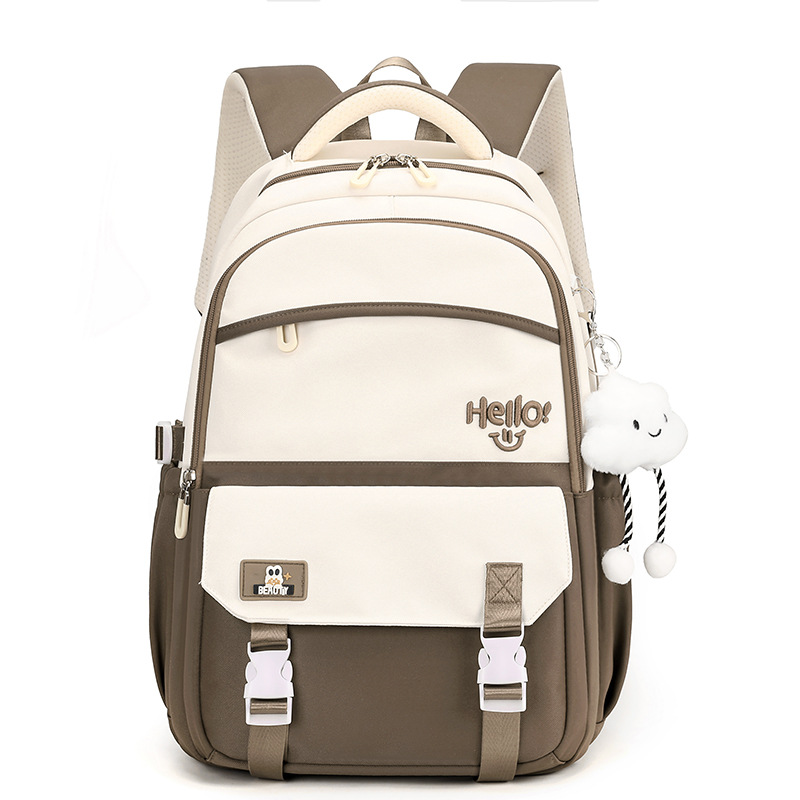 Mochila de estudiante, escuela secundaria, escuela primaria, nueva mochila casual para mujer, bolsa de viaje al aire libre coreana, simple y de gran capacidad