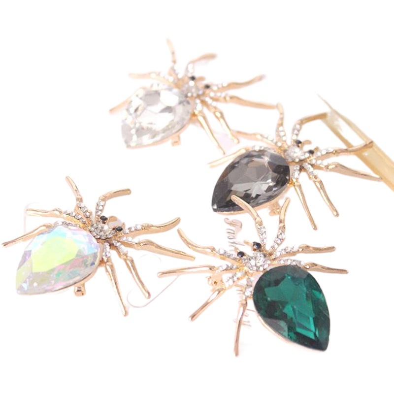 En stock moda de gama alta de regalo coreano ramillete joyería brillante rhinestone cristal Bauhinia anillo femenino broche