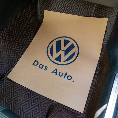 Paper foot mats for, Universal Foot Pad - 100-blue-volkswagen-car-emblems-todays-super-low-price