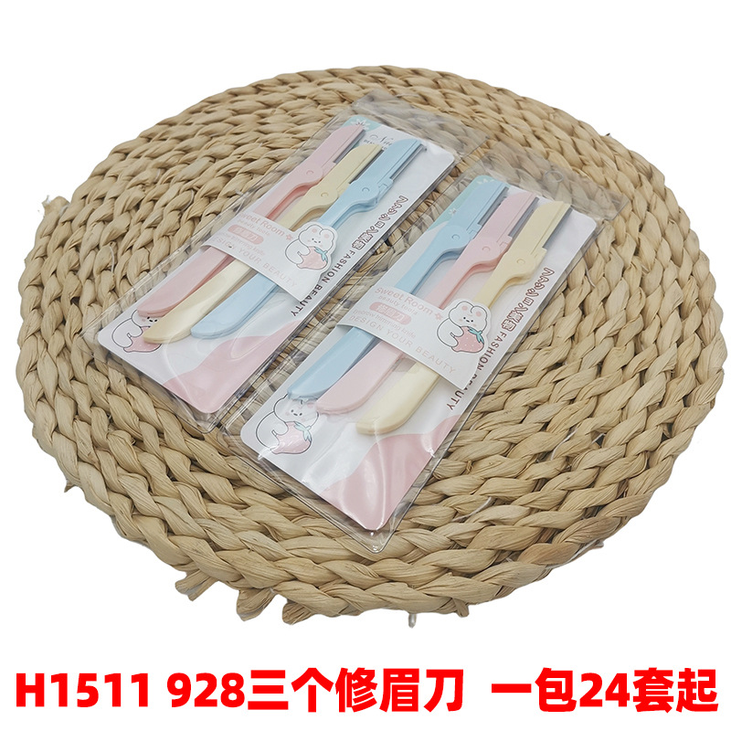 135 tipos de herramientas de maquillaje cuchillo de conformación de cejas plegable con traje de cuchilla de conformación de cejas reemplazable 2 yuanes tienda de dos yuanes tienda al por mayor