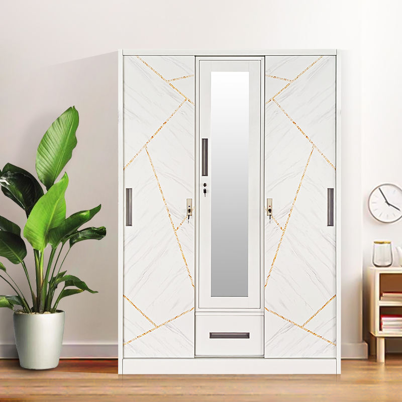 Comercio exterior transfronterizo engrosado armario de impresión de acero doméstico deslizante armario de puerta corredera dormitorio de niños armario personalizado image 17