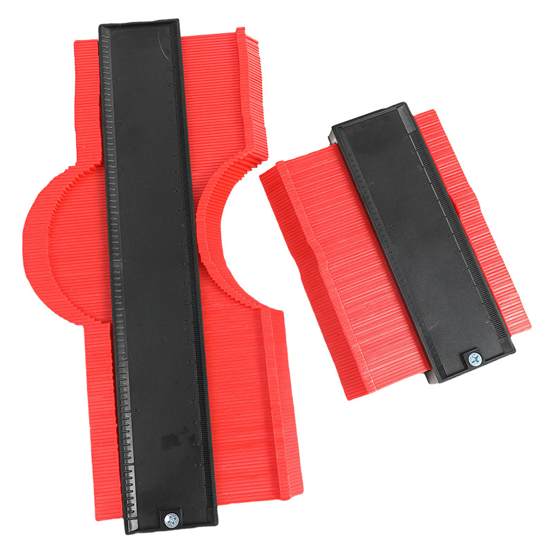 弧度尺取型器仿形规木工石材汽车不规则形状多功能量具轮廓取型器