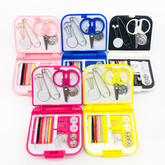 Mini sewing kit travel tool set foldable convenient sewing kit for home mending needle threader box