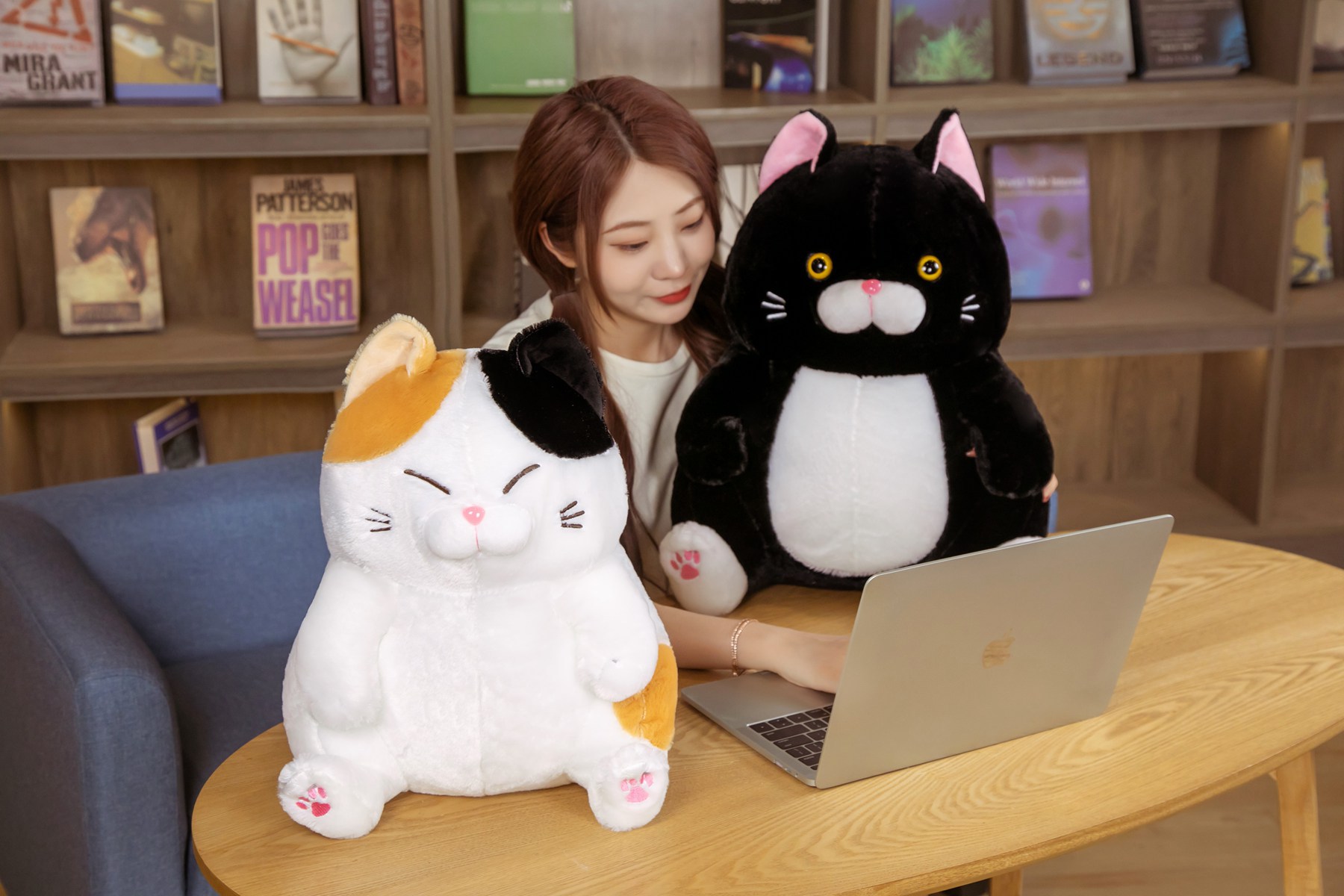 Bearded Cat Plush Toy