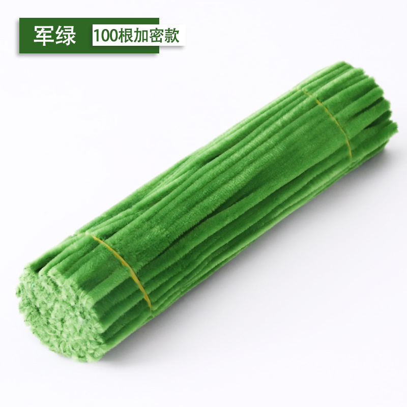 Macarón torsión varilla de cifrado ramo de terciopelo hecho a mano DIY material paquete de juguetes inteligentes fuegos artificiales raíz de pelo colorido