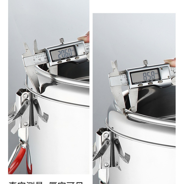 Barde de aislamiento térmico de acero inoxidable, barde de té comercial, barde de arroz, barde de agua hervida, barde de sopa de cocción, barde de agua hervida de doble capa, gran capacidad