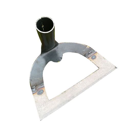 New hollow-toothed hoe with reinforced saw blade, steel hoe grass removal tool, agricultural long-handled hoe, full steel large steel hoe