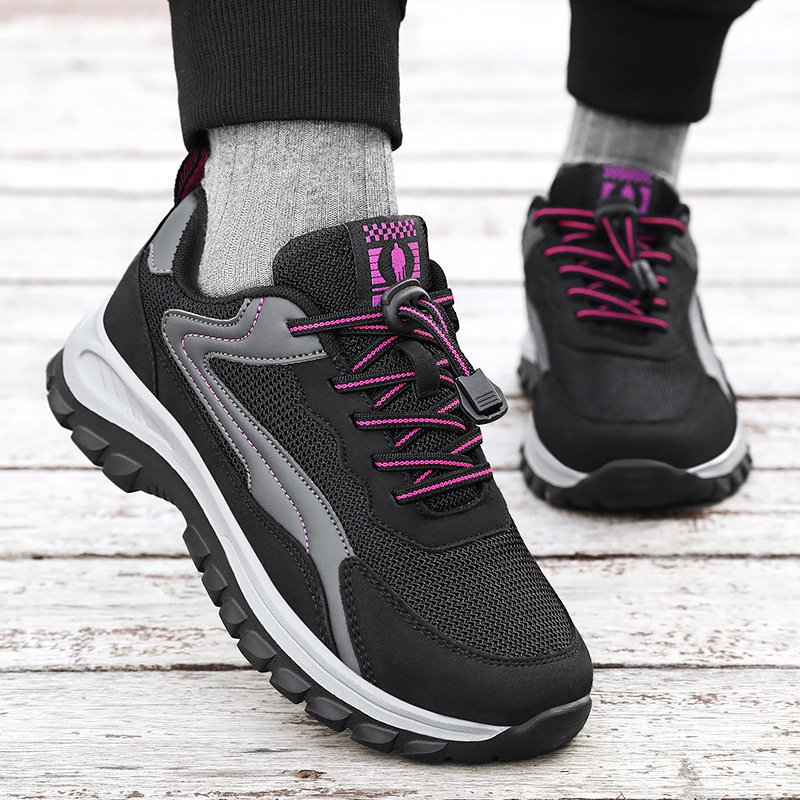 Zapatos para personas mayores al aire libre, verano para mujeres, nuevos zapatos deportivos de mediana edad y ancianos, venta al por mayor, sin cordones, zapatos cómodos para caminar con suela suave