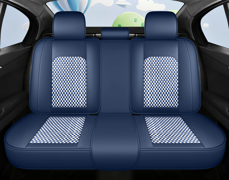 2025 New All-Inclusive Ice Silk Cartoon Four-Season Universal Car Seat Cushion Seat Cover Manufacturer Wholesale