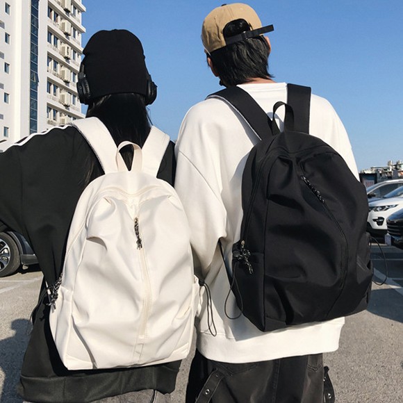 2025新款情侣双肩包大容量简约休闲旅行背包校园男女大学生书包