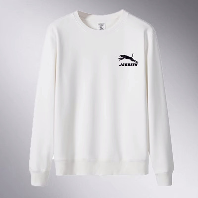 Spring and Autumn Men's Casual Loose Long Sleeve Hooded Sweatshirt Printed Top Outerwear with Fleece Winter Large Men's Clothing