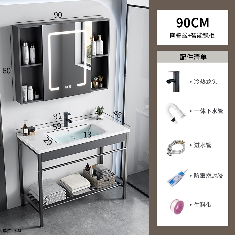 acero inoxidable doble lavabo cerámica un todo soporte lavabo profundizar lavabo lavabo lavabo lavabo