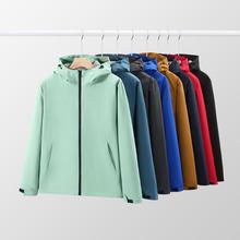 批发加绒冲锋衣厚新款一体棉衣工作服印字logo保暖冬季刺绣外套