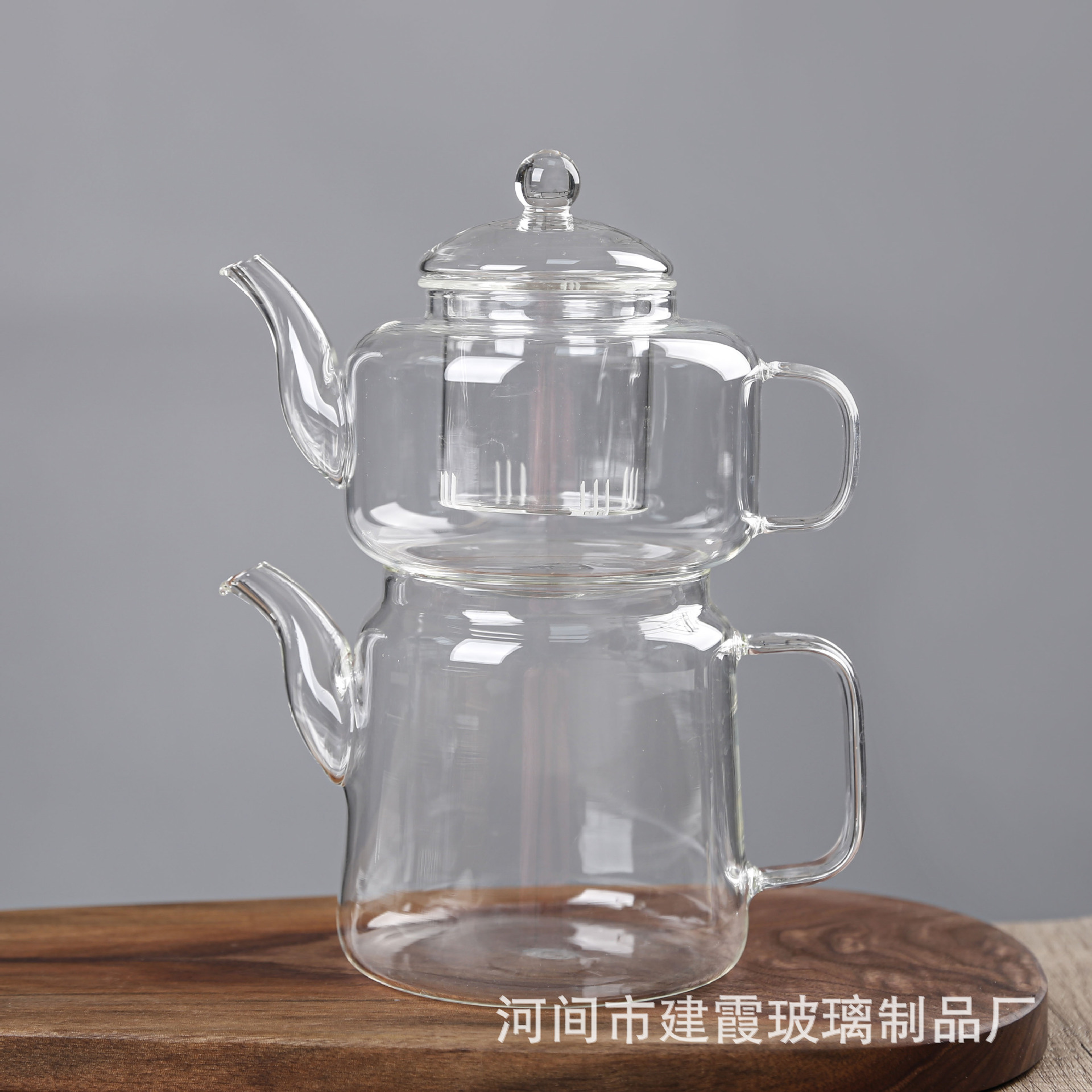 High Borosilicate Heat-Resistant Glass Teapot Set for Home Use, Large Capacity Tea Pot with Tea-Water Separation, Wholesale Tea Set