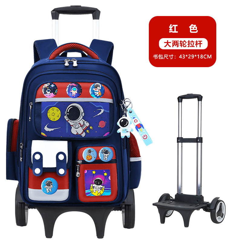 2026 nueva mochila escolar de tirón para estudiantes de primaria 23456 grados mochila de hombro