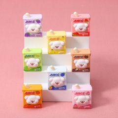 感触ペイントライン子犬ドリンクカップ diy ジュエリーペンダントキーホルダー人形装飾品ブラインドバッグ装飾アクセサリー