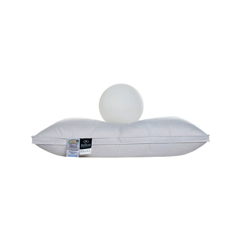 Genuine rectangular five -star hotel pillow core 95 white goose velvet citrus cervical vertebra single pure cotton pillow down pillow