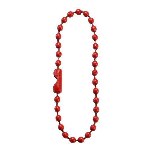 Manufacturer wholesale color spray-painted wave bead chain personalized tag chain doll buckle Guka disc chain pendant hanging chain diy