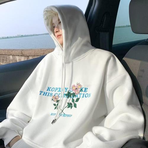 Men's Hooded Sweatshirt Trendy Spring and Autumn Season Zhongshan Versatile Fashion Heavyweight American Retro Loose Jacket