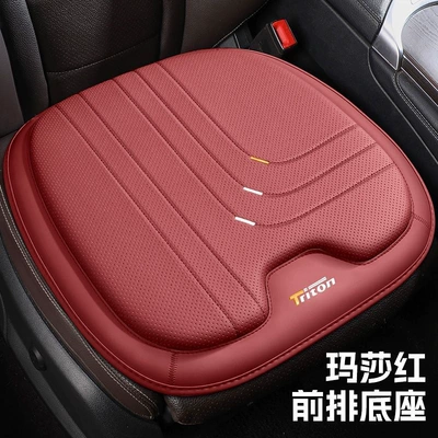 set, single piece, Seat cushion, seat cover - martha-red-front-row-base-single-seat-universal
