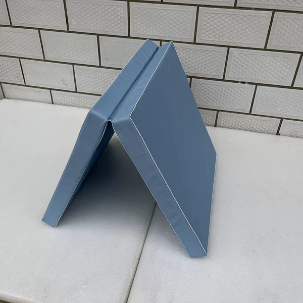 Pu leather light blue 2 folds 100*50*5
