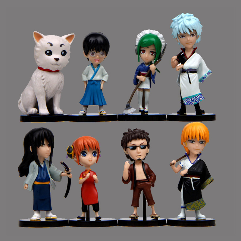 WCF 银魂 一番赏标志人物 全8款 Q版盒蛋 公仔摆件模型