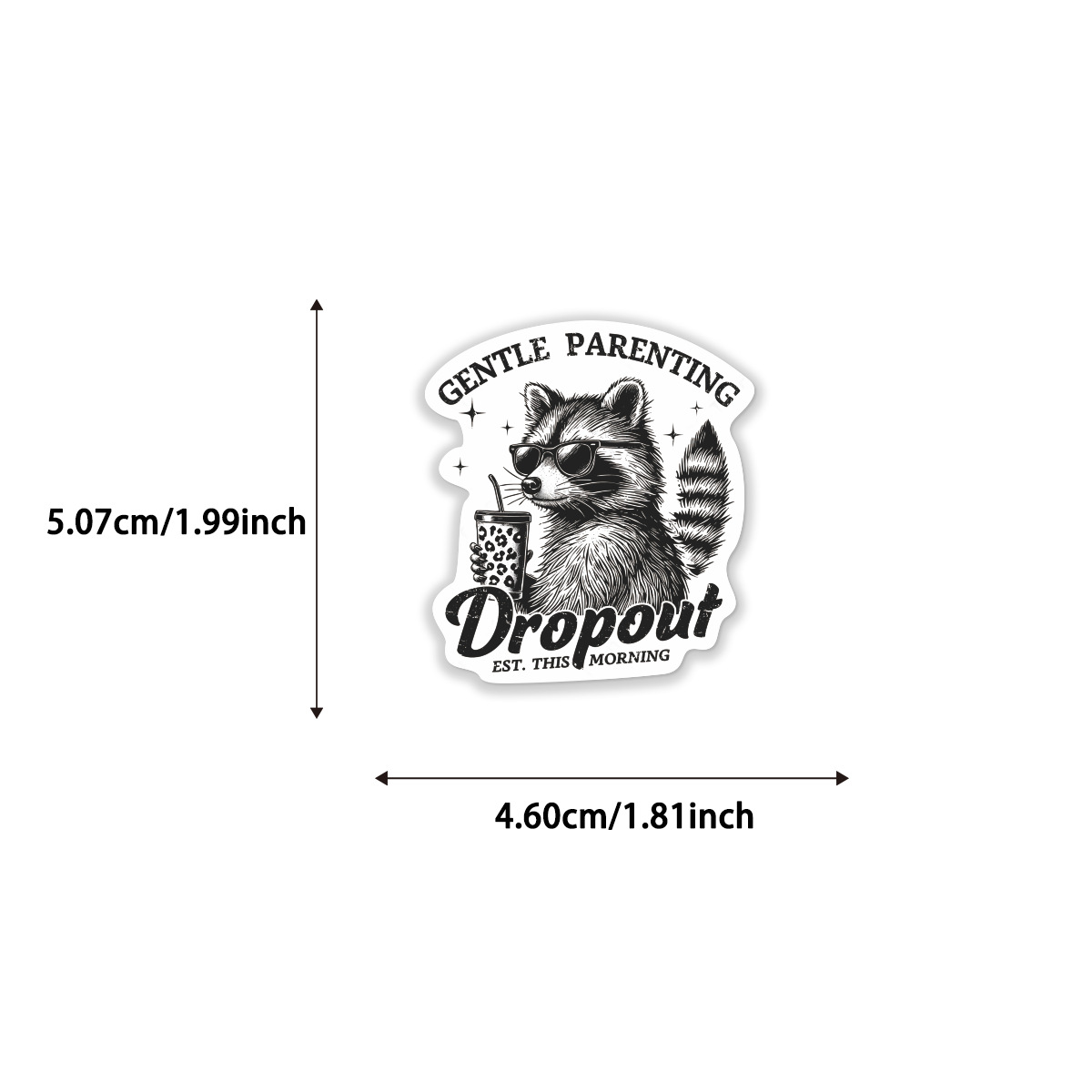 50 pegatinas de animales en inglés, impermeables, de PVC, para equipaje, cuadernos, pegatinas decorativas de venta caliente transfronterizas, venta al por mayor