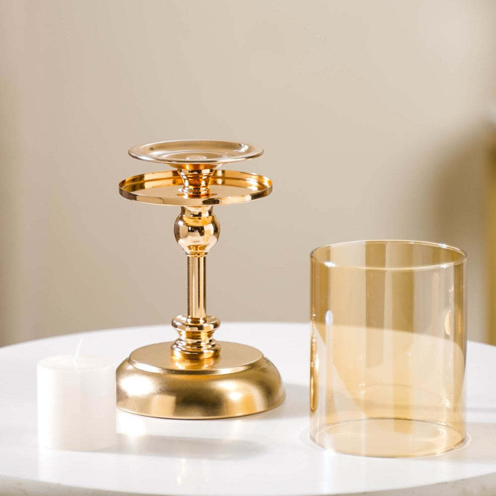 Vintage cena vela vela candelabro estilo europeo casero nórdico decoración lujosa mesa de comedor candelabro retro