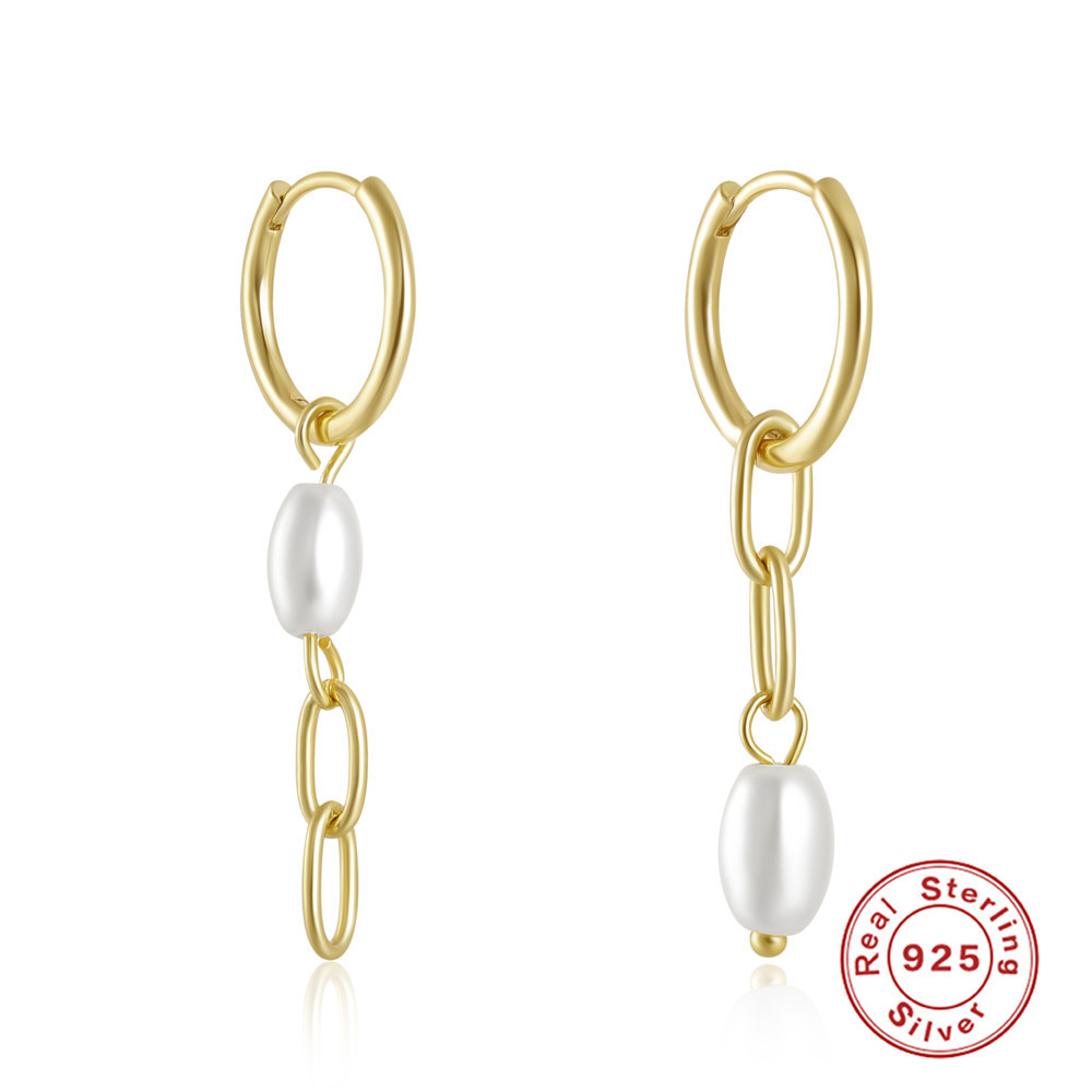 1g Weight 925 Sterling Silver Ear Needle Material 18K Gold Plated Plating Material Drop Earrings Classification 1 Pair Quantity Date, Tea Party Occasion 925 Sterling Silver Material Geometric Pattern All Seasons Season Women's Gender Elegant, Simple Style Style 1 Pair 18K Gold Plated 925 Sterling Silver 925 Sterling Silver Earrings Geometric Drop Earrings 82