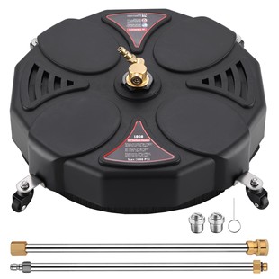 Cross-Border Factory Direct Sales High-Pressure Cleaning Machine 13inch Round Floor Washing Plate Multi-Functional Pavement Garden Cleaning Plate