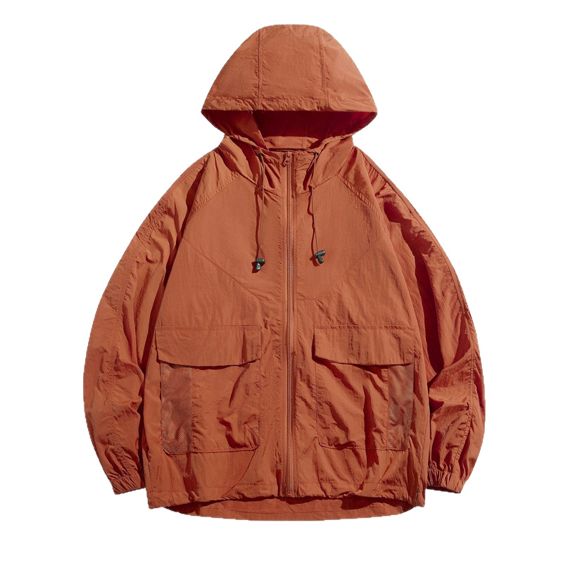 Outdoor Sun Protection Clothing Men's and Women's Retro Fashion Brand Men's Ami Kaji Summer Thin All-match Jacket Coat Cross-border