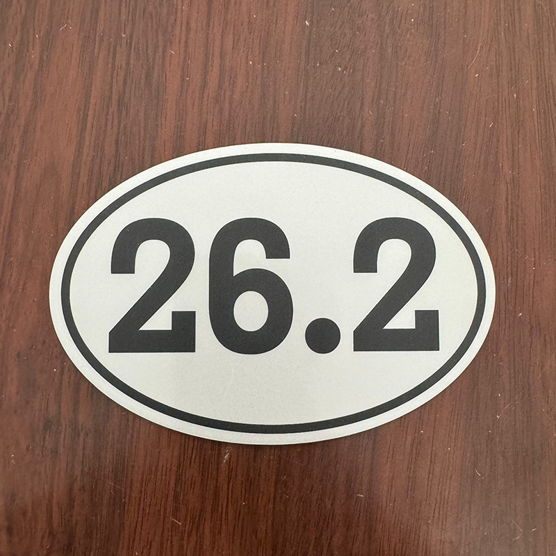 Amazon 13.1 calcomanías de automóviles magnéticas 26.2 maratón transfronterizo imán suave calcomanías de automóviles personalizadas