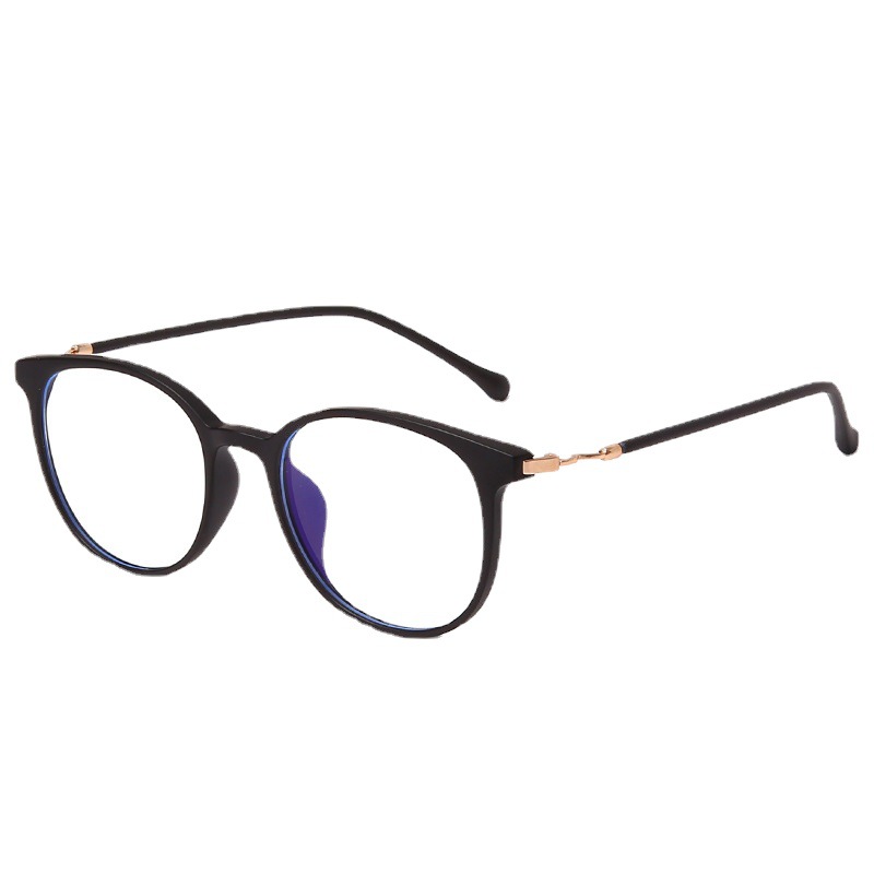 新款文艺椭圆防蓝光眼镜女学生素颜平光镜234网红时尚街拍眼镜架