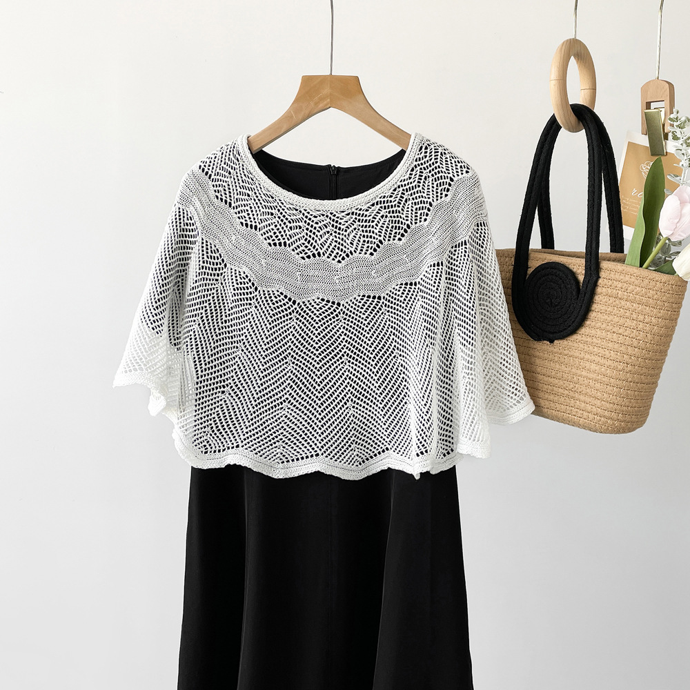 Neuer Sonnenschutz-Strickschal aus Eisseide, hochwertiges Seidenschal-Set für Damen, Kopftuch, Armschal (mit Seidenschal-Schnalle)_voghion.com