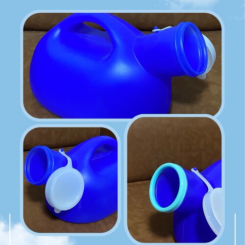 Factory Direct Sale 2000ml Plastic Urinal for Men with Lid, Thickened Elderly Large Capacity Night Pot for Adults