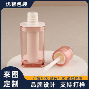 Processing and Customizing 3.5ml Lip Glaze Packaging Material Double-Layer Thick-Walled Lip Gloss Lip Mud Lipstick Empty Tube Liquid Makeup Dispensing Tube
