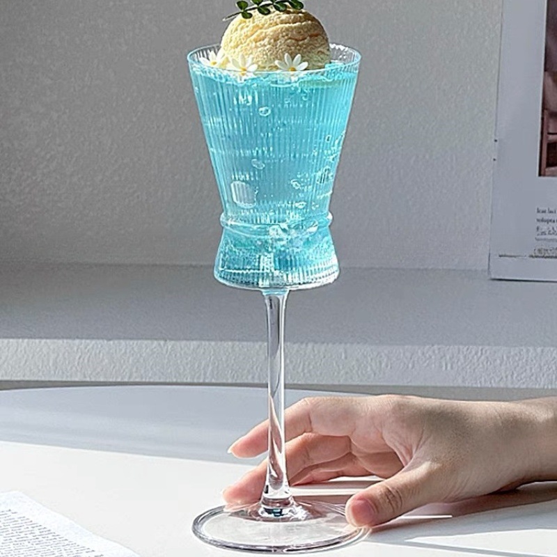 Vaso de champán de alto valor, copa de cinturón, copa de cóctel, copa de vino burbujeante, copa de vino de fruta