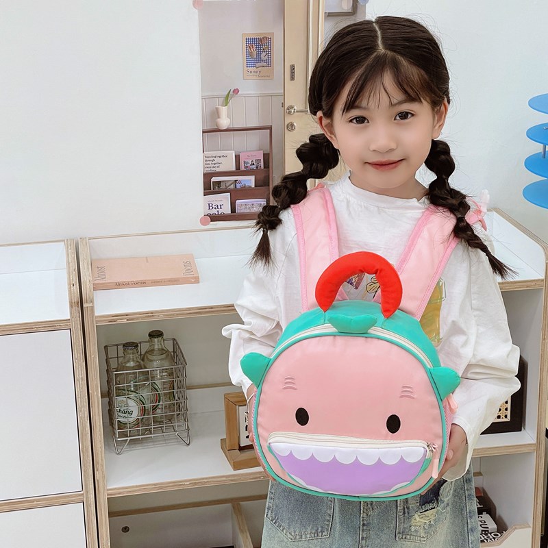Mochila de bebé de jardín de infantes dulce lazo de dibujos animados linda mochila para niños y niñas 2025 nueva mochila para niños