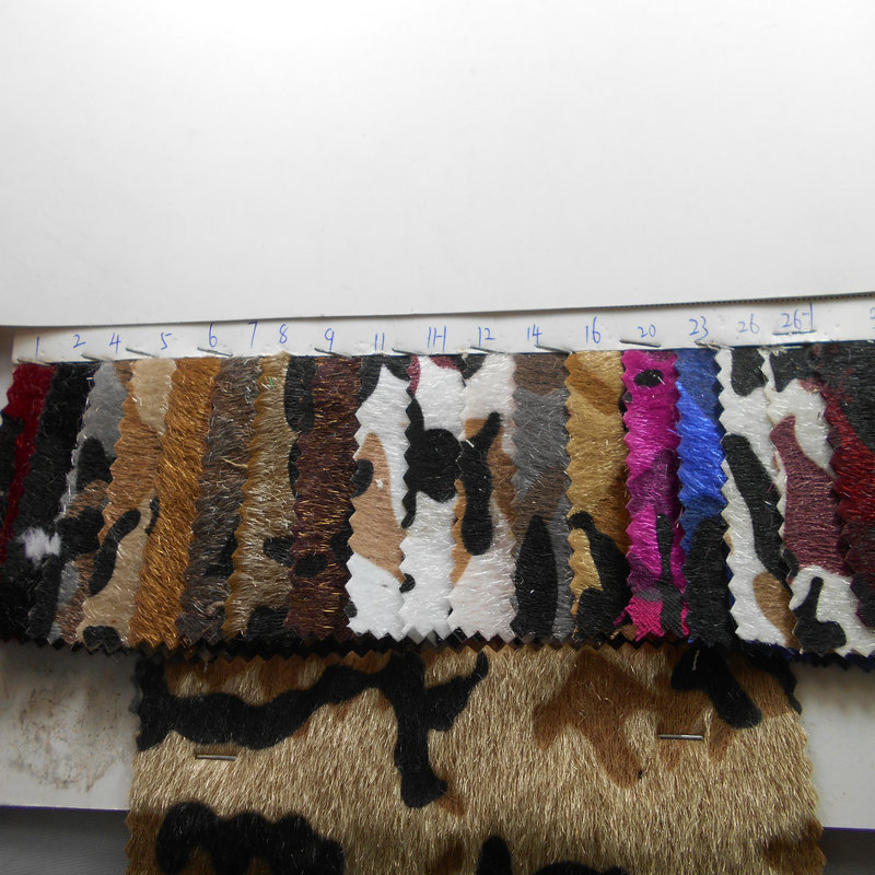 Realistic Imitation Horse Hair Flocking Camouflage Pattern Printed Horse Hair Artificial Fur Simulated Fur Mink Hair Shoe Bag Craft Fabric Realistic Imitation Horse Hair Flocking Camouflage Pattern Printed Horse Hair Artificial Fur Simulated Fur Mink Hair Shoe Bag Craft Fabric