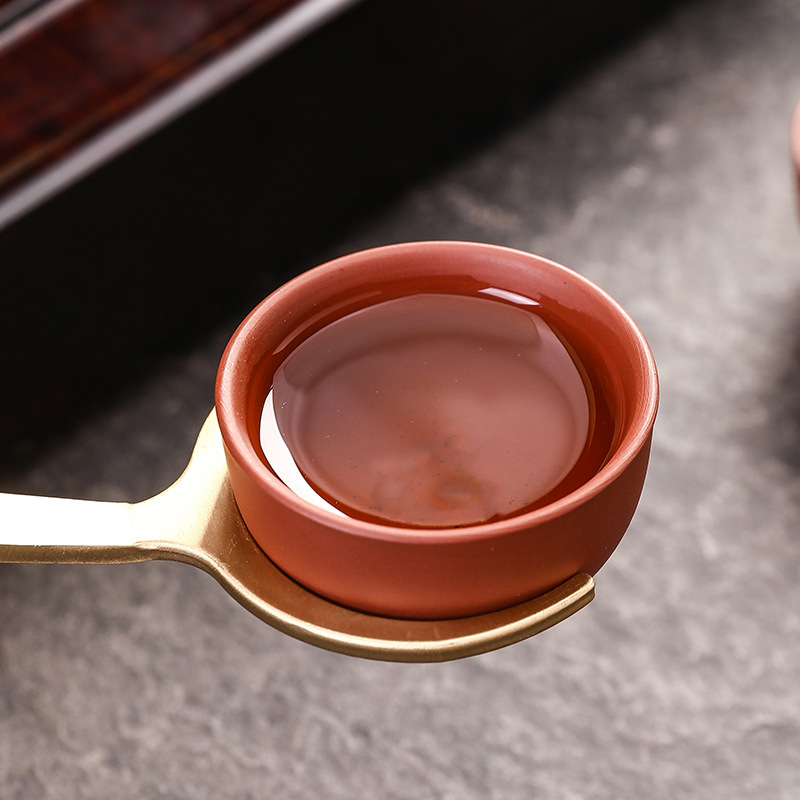 Pino creativo de bambú té de grasa ceremonia seis caballeros ébano hogar juego de té piezas traje conjunto té arte ceremonia del té conjunto
