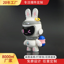 注塑公仔摆件定制 搪胶玩偶定做 盲盒手办企业吉祥物硅胶盖子礼品