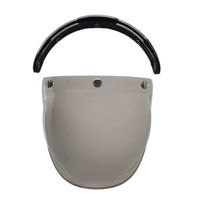 Helmet Bubble Lens Curved Dəbilqə (Kaska) aksesuarları - light-black-free-black-bracket