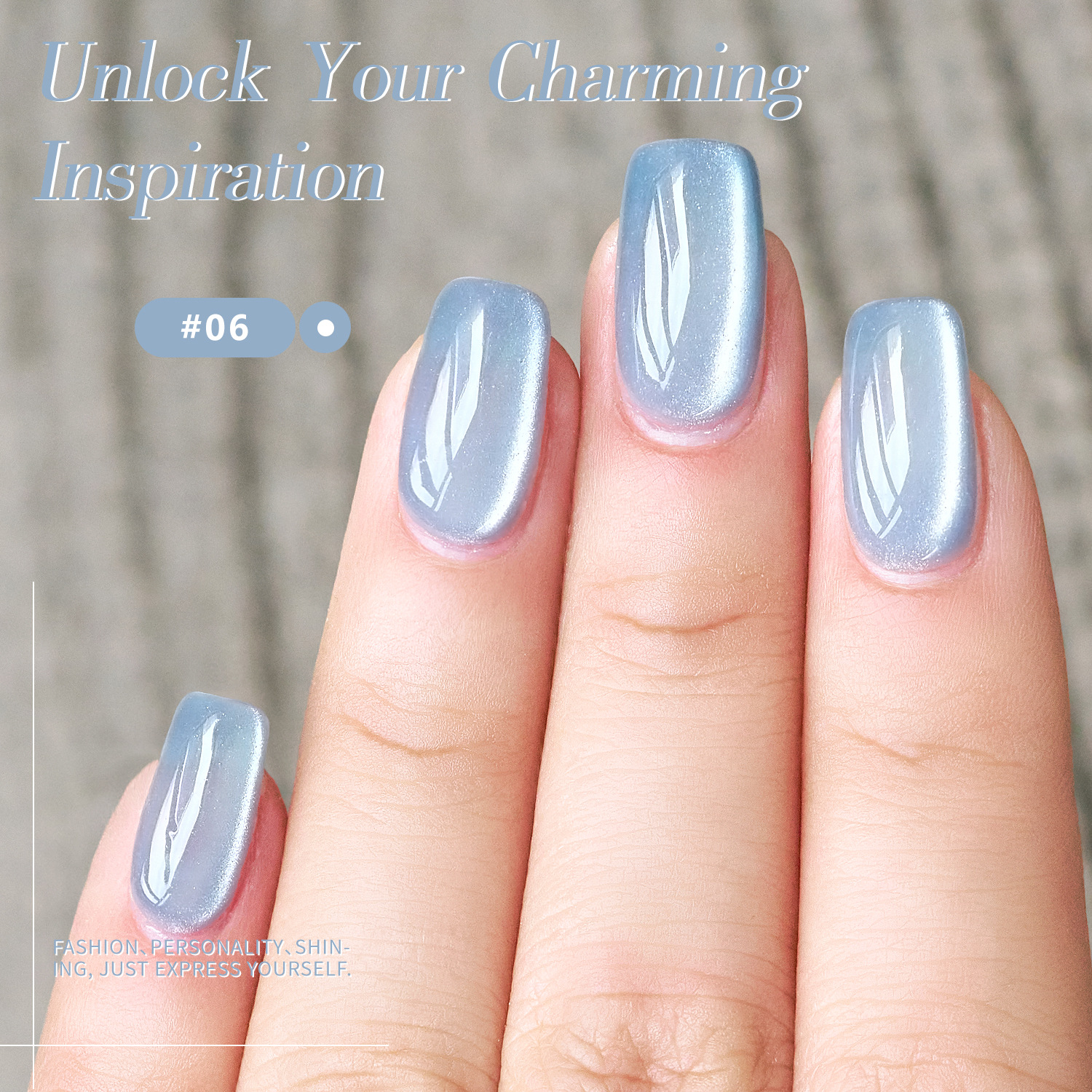 Serie de luz de luna blanca Gel de esmalte de uñas de ojo de gato Otoño e invierno Nuevo modelo de porcelana de cristal intermitente blanco Gel de ojo de gato blanco para tienda de uñas