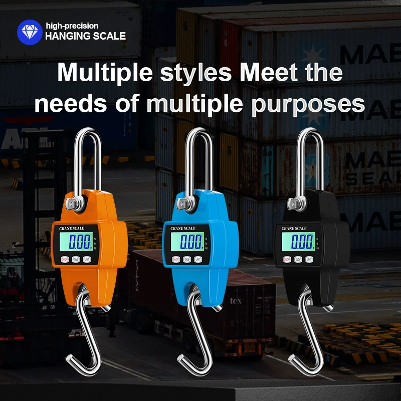 Электронные крановые весы 300 кг, портативные крючковые весы, мини-подвесные весы, подвесные весы, цифровые весы, подъемные весы, крановые весы 500 кг