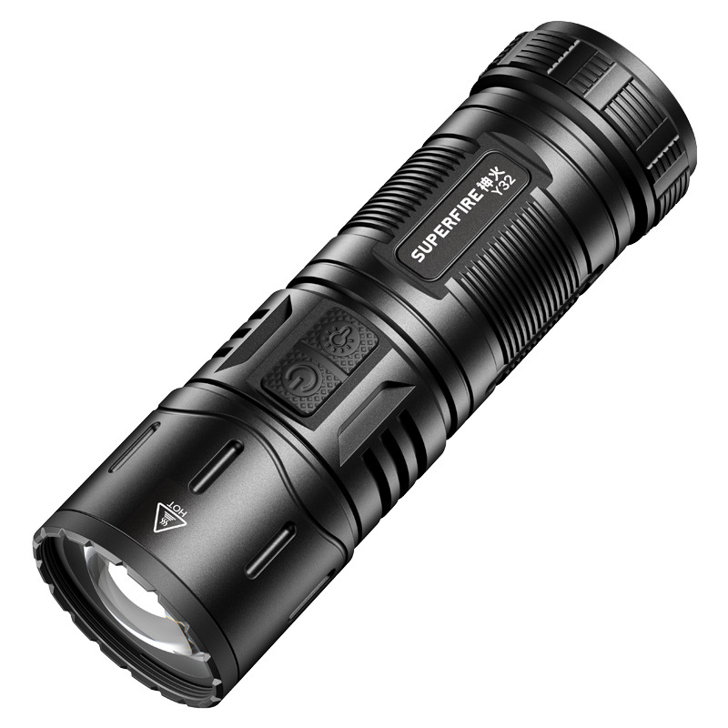 Shenhuo 2500 linterna luminosa multifunción recargable LED tiro largo 750 m linterna impermeable al aire libre al por mayor