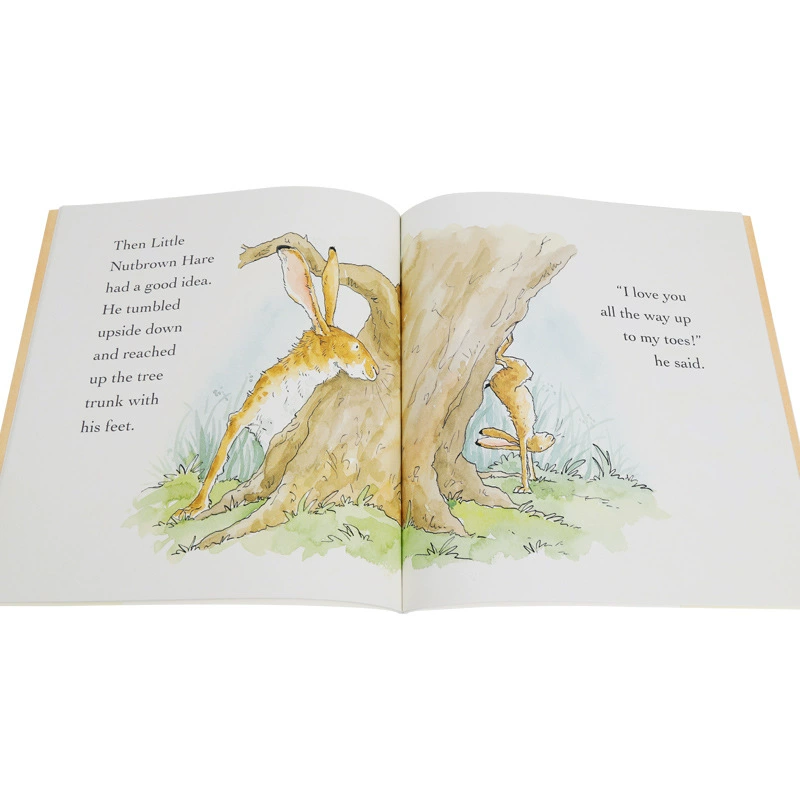 Детская книга Little Peihon: чтение на английском оригинале, версия чтения, угадай, как сильно я тебя люблю (English original)