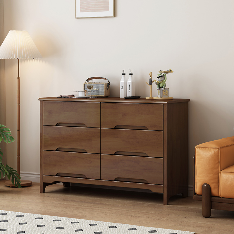 Nórdico tres cuatro cinco seis ocho armarios de caja de madera maciza dormitorio armario de almacenamiento minimalista moderno armario de cajones de sala de estar armario de almacenamiento contra la pared