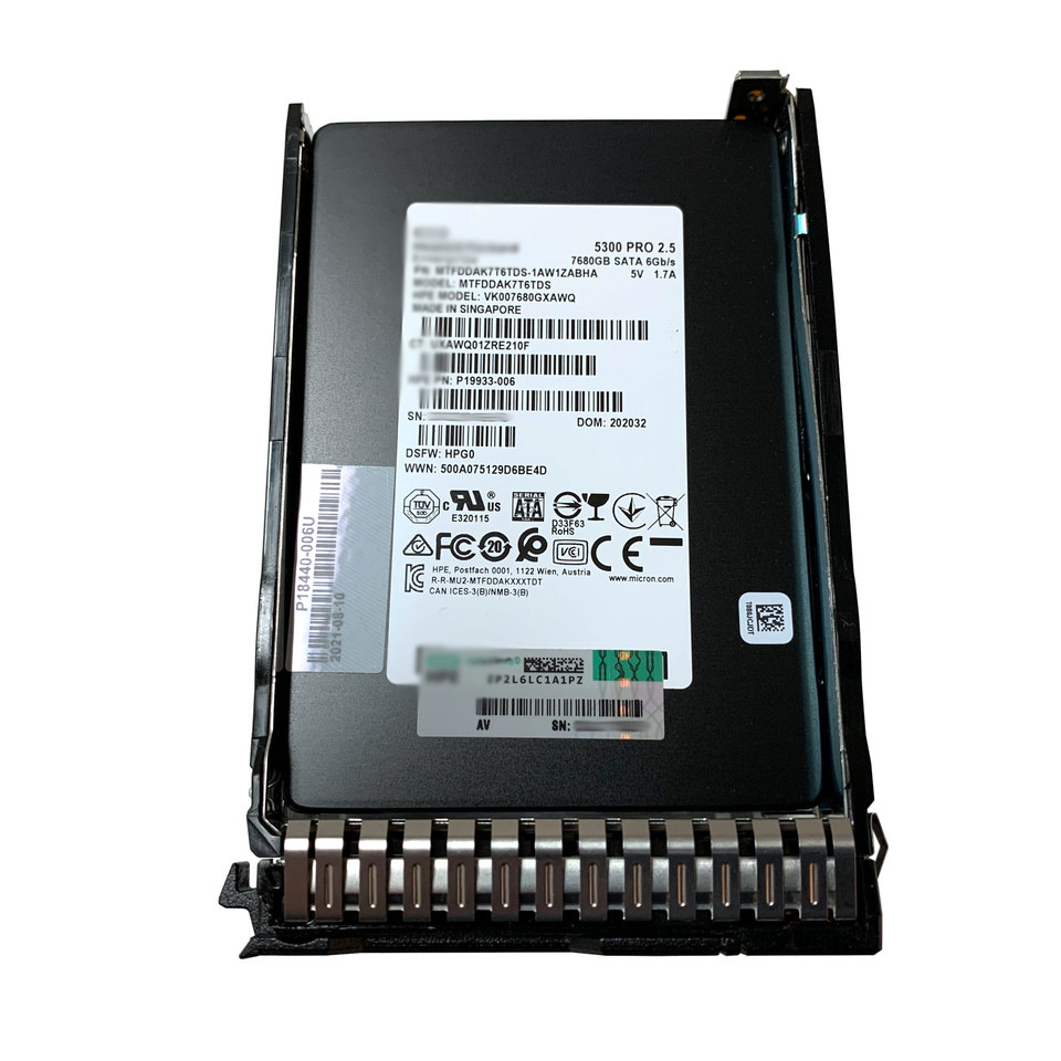 Hxx P10218-B21 New 7.68Tb Gen4 Nvme 2.5inch Solid State Drive